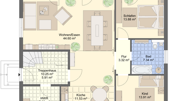 Einfamilienhaus ELW 2 Eg 1