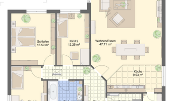 Winkelbungalow 1 Eg 1